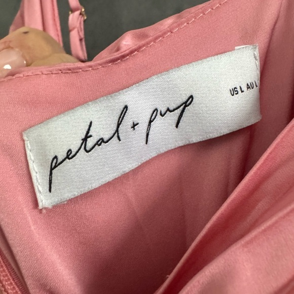 PETAL & PUP NIAMH MIDI DRESS - POPPY PINK B2938 - Picture 9 of 11